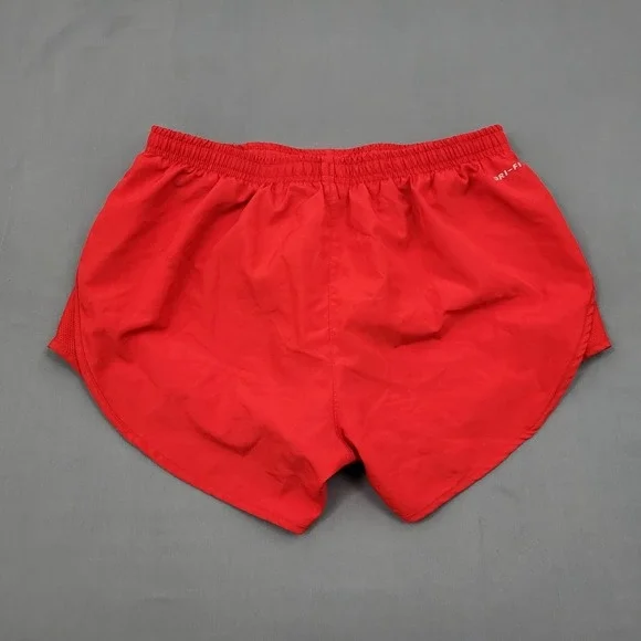 Nike Dri-FIT Tempo Women Red Running Shorts Heart Cross Graphic Small S - Picture 2 of 12